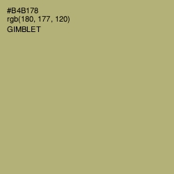 #B4B178 - Gimblet Color Image