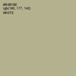 #B4B18E - Taupe Gray Color Image