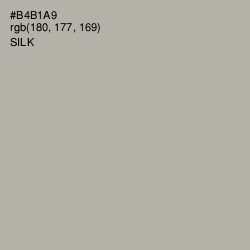 #B4B1A9 - Silk Color Image