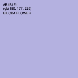 #B4B1E1 - Biloba Flower Color Image