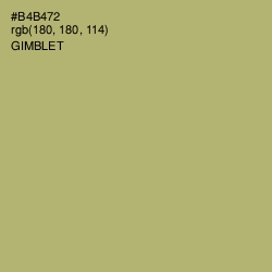 #B4B472 - Gimblet Color Image