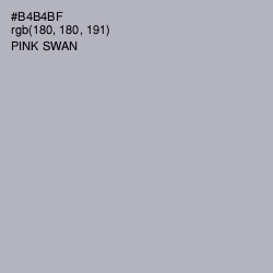 #B4B4BF - Pink Swan Color Image