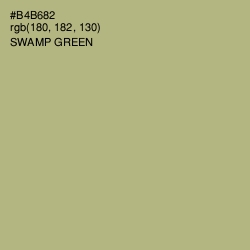 #B4B682 - Swamp Green Color Image