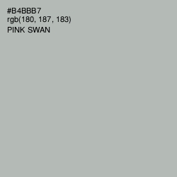 #B4BBB7 - Pink Swan Color Image