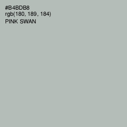#B4BDB8 - Pink Swan Color Image
