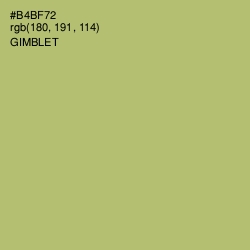 #B4BF72 - Gimblet Color Image