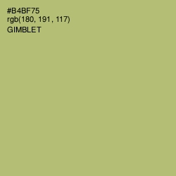 #B4BF75 - Gimblet Color Image