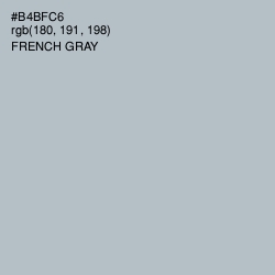 #B4BFC6 - French Gray Color Image