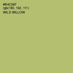 #B4C06F - Wild Willow Color Image