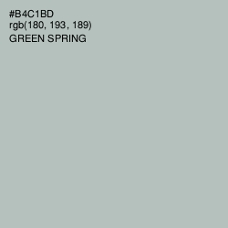 #B4C1BD - Green Spring Color Image