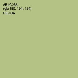#B4C286 - Feijoa Color Image