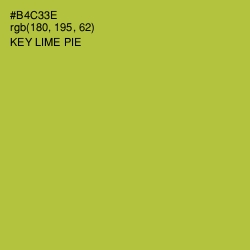 #B4C33E - Key Lime Pie Color Image