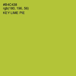 #B4C438 - Key Lime Pie Color Image