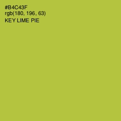 #B4C43F - Key Lime Pie Color Image