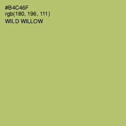 #B4C46F - Wild Willow Color Image