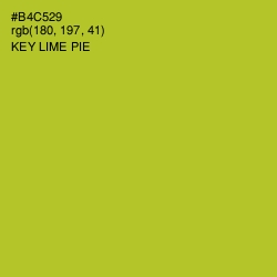 #B4C529 - Key Lime Pie Color Image