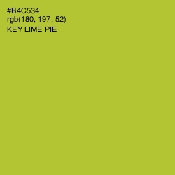 #B4C534 - Key Lime Pie Color Image