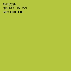 #B4C53E - Key Lime Pie Color Image