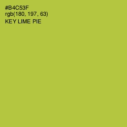 #B4C53F - Key Lime Pie Color Image