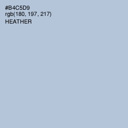 #B4C5D9 - Heather Color Image