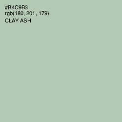 #B4C9B3 - Clay Ash Color Image