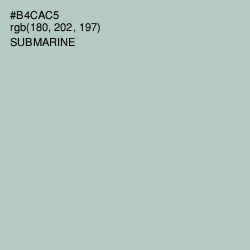 #B4CAC5 - Submarine Color Image