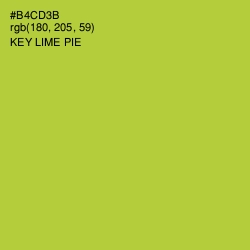 #B4CD3B - Key Lime Pie Color Image