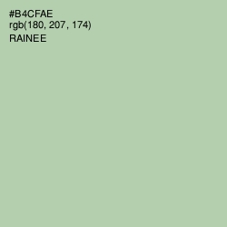 #B4CFAE - Rainee Color Image