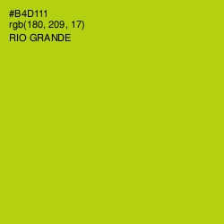 #B4D111 - Rio Grande Color Image