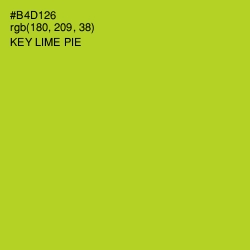 #B4D126 - Key Lime Pie Color Image