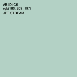 #B4D1C5 - Jet Stream Color Image