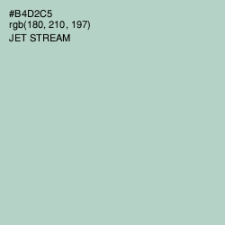 #B4D2C5 - Jet Stream Color Image