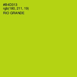 #B4D313 - Rio Grande Color Image