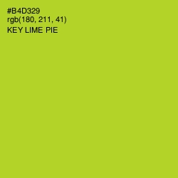 #B4D329 - Key Lime Pie Color Image