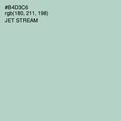 #B4D3C6 - Jet Stream Color Image