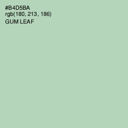 #B4D5BA - Gum Leaf Color Image