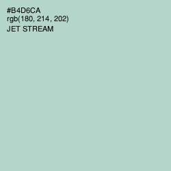 #B4D6CA - Jet Stream Color Image