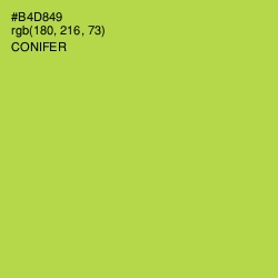 #B4D849 - Conifer Color Image