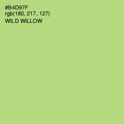 #B4D97F - Wild Willow Color Image