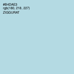 #B4DAE3 - Ziggurat Color Image