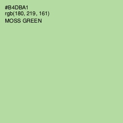 #B4DBA1 - Moss Green Color Image