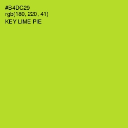 #B4DC29 - Key Lime Pie Color Image