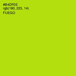 #B4DF0E - Fuego Color Image