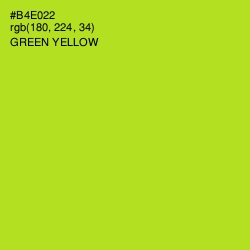 #B4E022 - Green Yellow Color Image