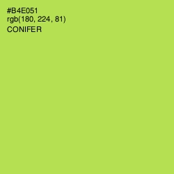 #B4E051 - Conifer Color Image