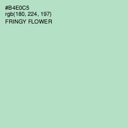 #B4E0C5 - Fringy Flower Color Image