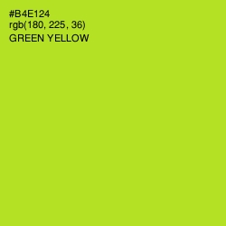 #B4E124 - Green Yellow Color Image