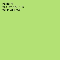 #B4E174 - Wild Willow Color Image