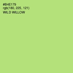 #B4E179 - Wild Willow Color Image