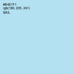 #B4E1F1 - Sail Color Image